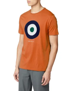 Oved Bullseye Target Logo T-Shirt - Baked Clay Loungewear