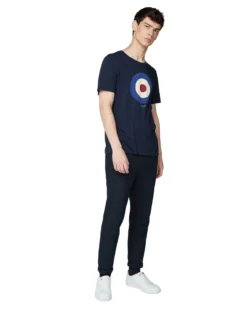 Baird Loungewear Signature Target Tee - Dark Navy
