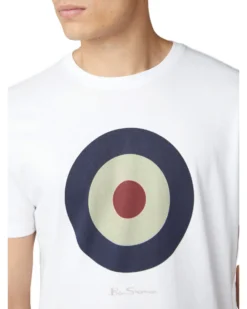 Oved Signature Target Graphic T-Shirt - Bright White T-Shirts