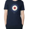 Oved Loungewear Signature Target Graphic T-Shirt - Navy Blazer