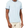 Oved Supima Cotton Pocket T-Shirt - Light Blue