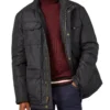 Hawke Men's Utility Parka With Hooded Bib - Black Coats