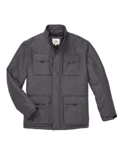 Hawke Coats Men's Utility Parka With Hooded Bib - Carbon