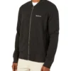 Oved Casual Jackets Full-Zip Textured Knit Jacket With Pocket - Black