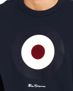 Oved Bullseye Logo Fleece Sweatshirt - Navy Blazer