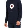 Oved Bullseye Logo Fleece Sweatshirt - Navy Blazer