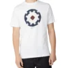 Oved Short-Sleeve Circle Target Logo Graphic Tee - White