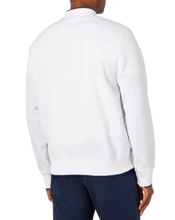 Oved Color Block Track Jacket - Bright White Loungewear