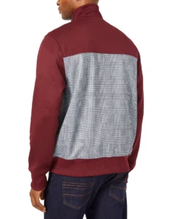 Oved Glen Plaid Track Jacket - Port Royal