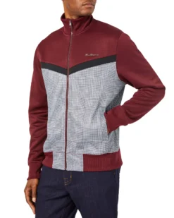 Oved Glen Plaid Track Jacket - Port Royal