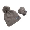 Astor Kids Shop Toddler Knit Hat & Mittens Set - Grey