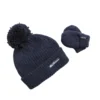 Astor Toddler Knit Hat & Mittens Set - Navy Kids Shop