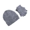 Astor Kids' Marled Knit Hat & Gloves Set - Navy Kids Shop