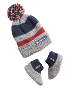 Astor Baby Winter Hat & Bootie Set - Mod Stripe Kids Shop