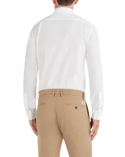 LF Tailored Shop White On White Dot Dobby Slim Fit Dress Shirt