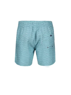 Powerplay Shorts Men's Navagio Printed Swim Short - Turquoise