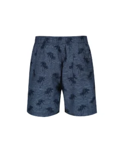 Powerplay Men's Unawatuna Tropical Print Swim Short - Navy