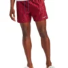 Powerplay Men's Shoal Bay Geo Print Swim Short - Red/Navy Shorts