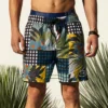 Powerplay Men's Gingham Print Swim Short - Multi Shorts
