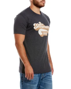 Zuma Drop Shadow Graphic Tee - Charcoal Loungewear