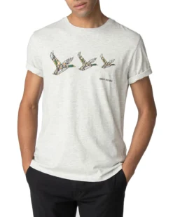 Zuma Triple Duck Graphic Tee - Silk Loungewear
