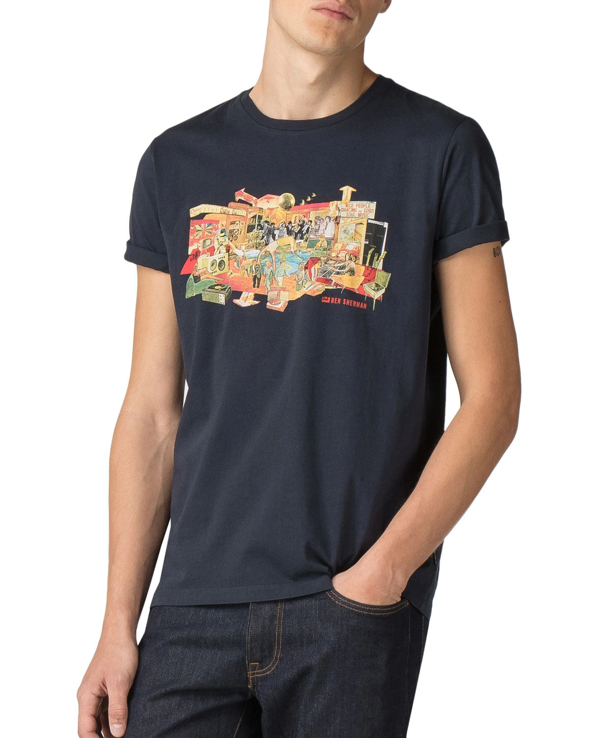 Zuma 70s House Graphic Tee - Midnight Navy 3 Zuma 70s House Graphic Tee - Midnight Navy