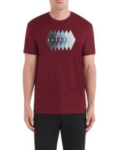 Zuma Argyle Logo Graphic Tee - Maroon Loungewear