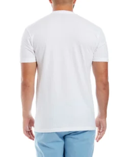 Zuma Loungewear Halftones Graphic Tee - White