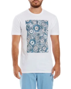 Zuma Loungewear Halftones Graphic Tee - White
