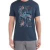 Zuma Tropical Union Jack Graphic Tee - Midnight Navy Loungewear