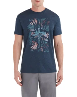 Zuma Tropical Union Jack Graphic Tee - Midnight Navy Loungewear