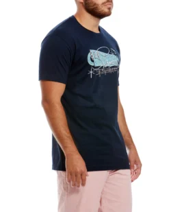Zuma Springs Resort Graphic Tee - Midnight Navy Loungewear