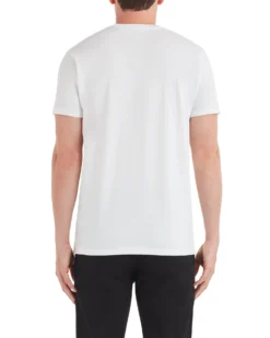 Zuma Geo Print Pocket Styled Tee - White Loungewear