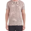 Zuma Loungewear Palm Print Styled Tee - Light Pink