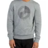 Zuma Raised Target Print Sweatshirt - Light Grey Loungewear 2 Zuma Raised Target Print Sweatshirt - Light Grey Loungewear