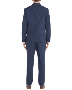 Marcraft Tailored Shop Bell Check Single-Breasted Suit - Blue