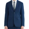 Weatherproof Burge Bi-Stretch Two-Button Notch Lapel Jacket - Blue Tailored Shop