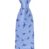 Randa Tailored Shop Kolby Birds Printed Silk Neck Tie - Blue