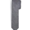 Randa Lynwood Solid Slim Tie - Charcoal Tailored Shop