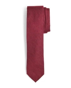Randa Tailored Shop Lynwood Solid Slim Tie - Wine