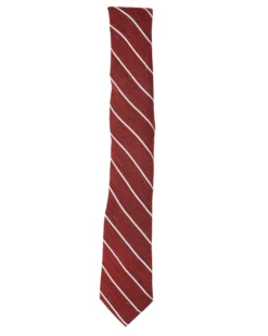 Randa Kalvin Stripe Silk Neck Tie - Red Tailored Shop